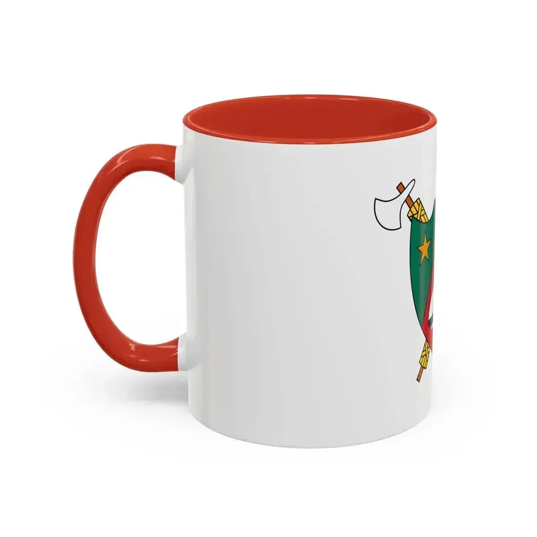 Coat of Arms of Cameroon (1960-1961) - Accent Coffee Mug - Go Mug Yourself