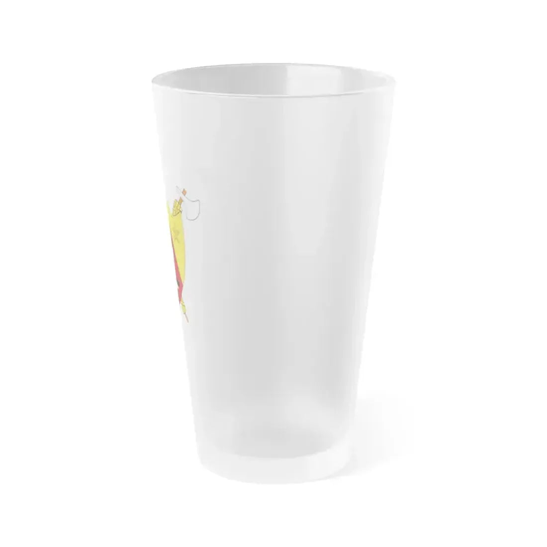 Coat of Arms of Cameroon (1960-1961) - Frosted Pint Glass 16oz - Go Mug Yourself
