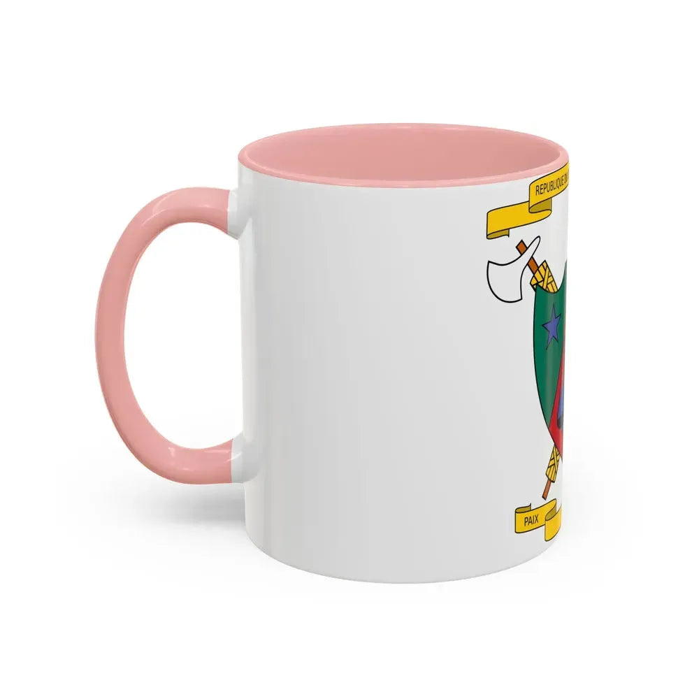 Coat of Arms of Cameroon (1961-1975) - Accent Coffee Mug - Go Mug Yourself