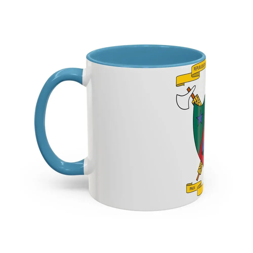 Coat of Arms of Cameroon (1961-1975) - Accent Coffee Mug - Go Mug Yourself