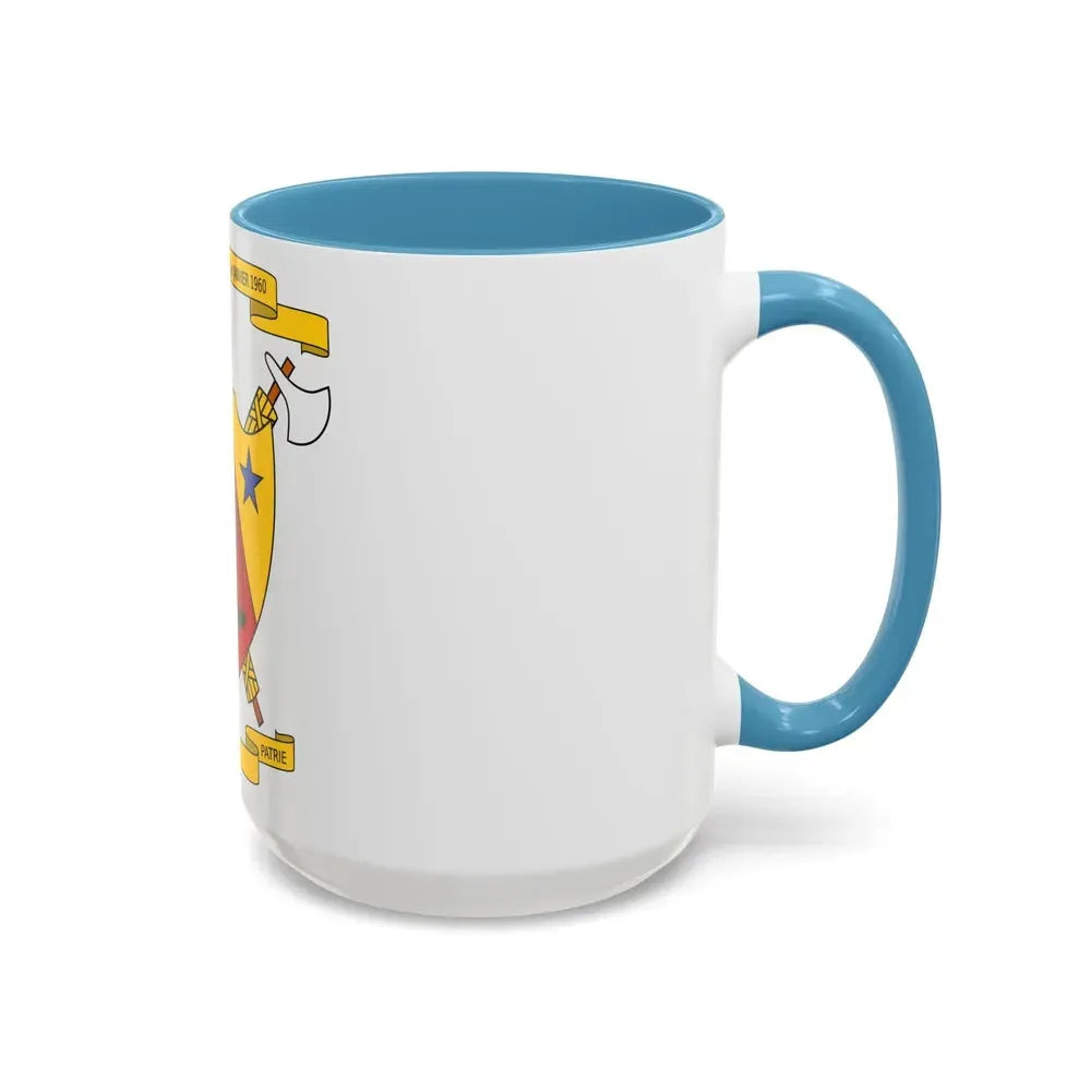 Coat of Arms of Cameroon (1961-1975) - Accent Coffee Mug - Go Mug Yourself
