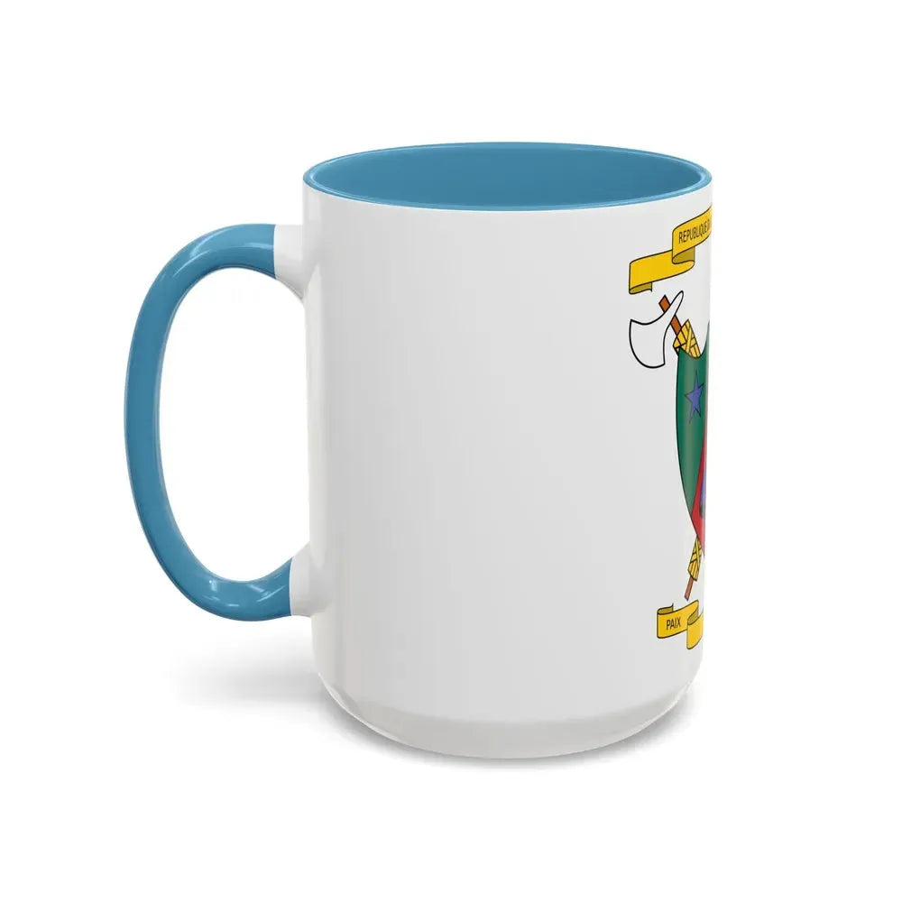 Coat of Arms of Cameroon (1961-1975) - Accent Coffee Mug - Go Mug Yourself