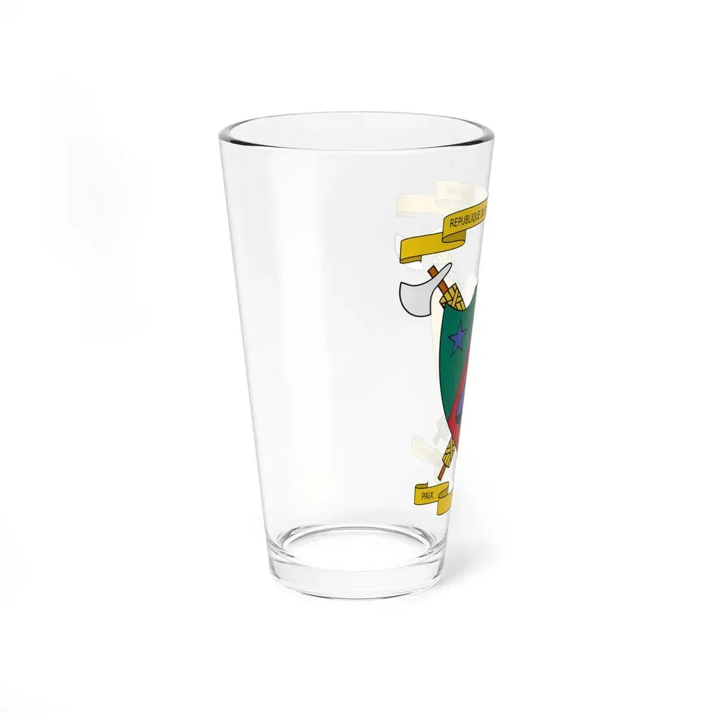 Coat of Arms of Cameroon (1961-1975) - Pint Glass 16oz - Go Mug Yourself