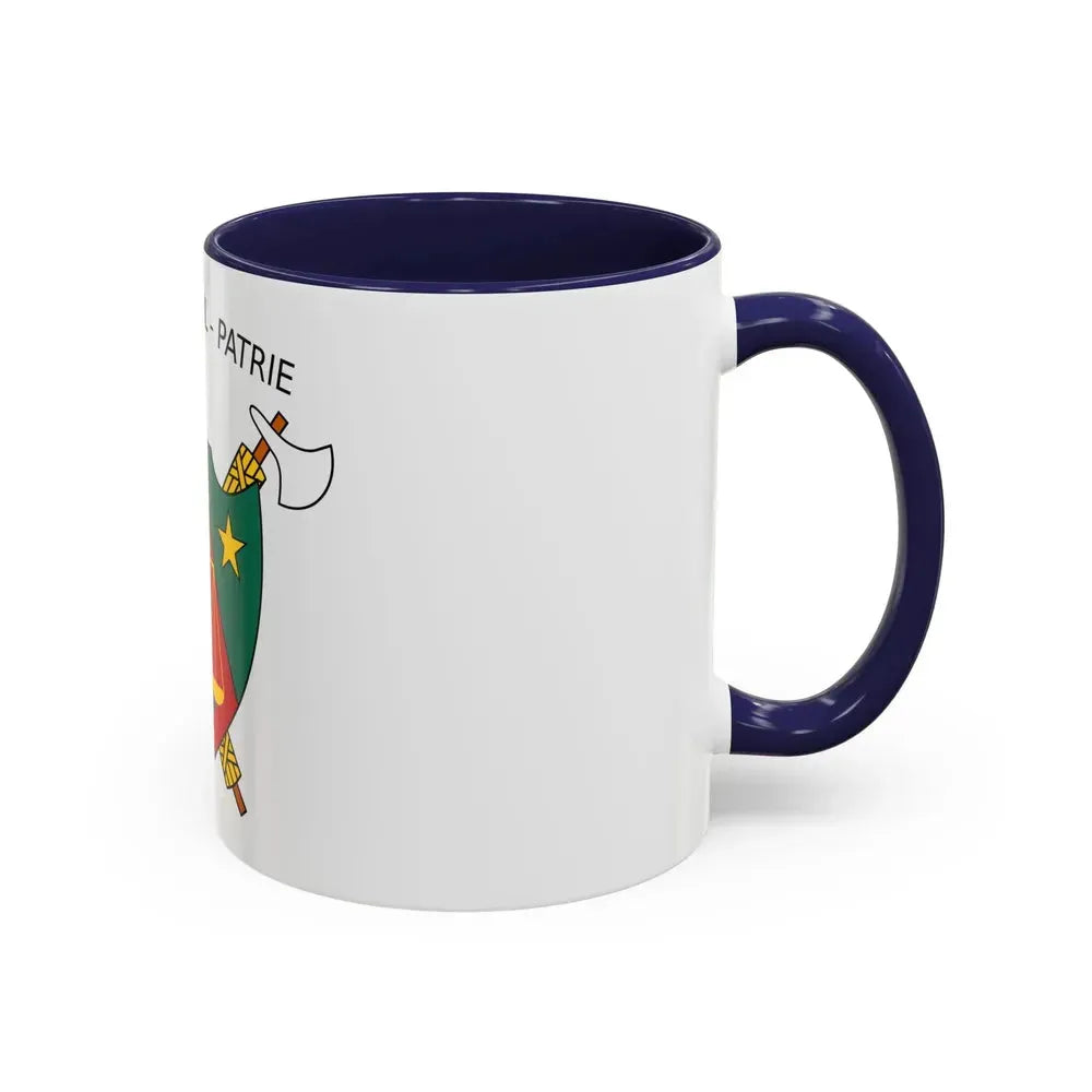 Coat of Arms of Cameroon (1975-1986) - Accent Coffee Mug - Go Mug Yourself