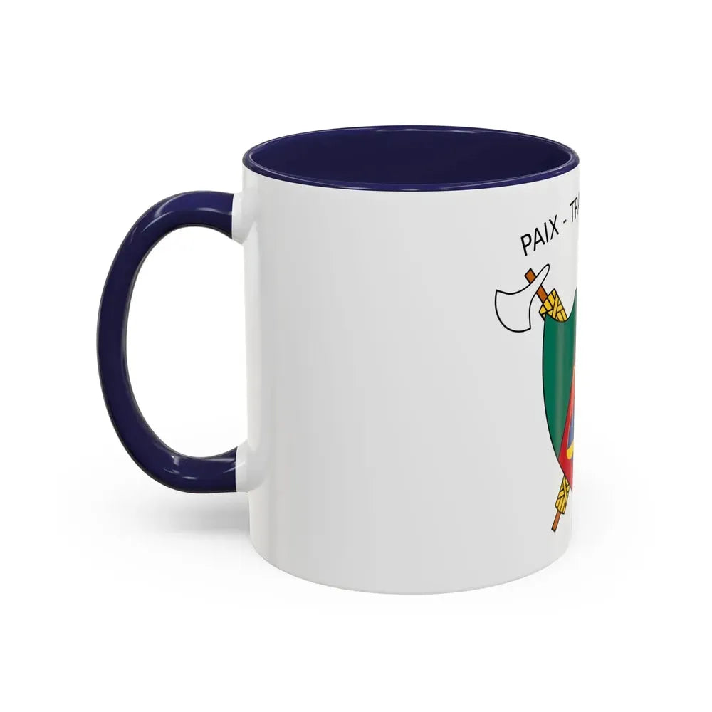 Coat of Arms of Cameroon (1975-1986) - Accent Coffee Mug - Go Mug Yourself