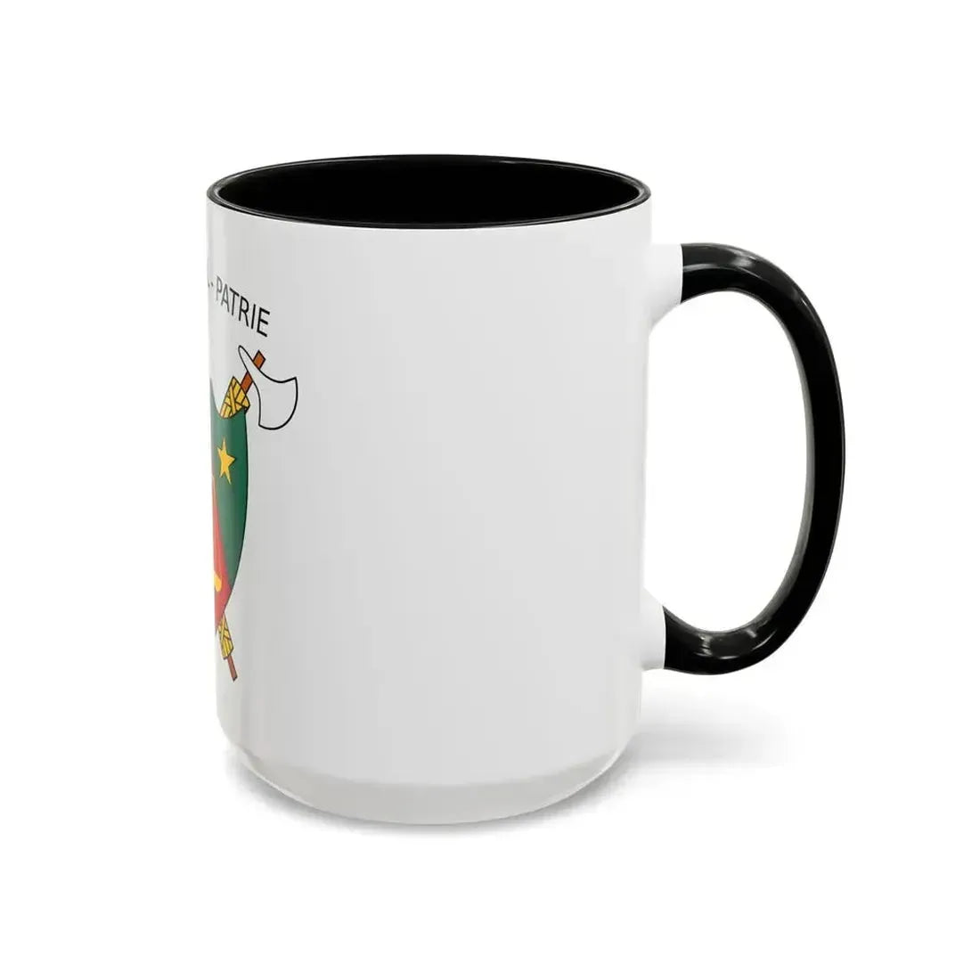 Coat of Arms of Cameroon (1975-1986) - Accent Coffee Mug - Go Mug Yourself