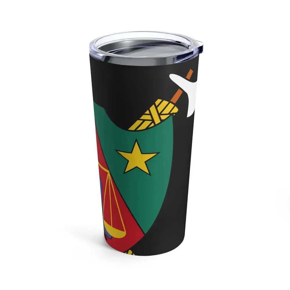 Coat of Arms of Cameroon (1975-1986) - Tumbler 20oz - Go Mug Yourself