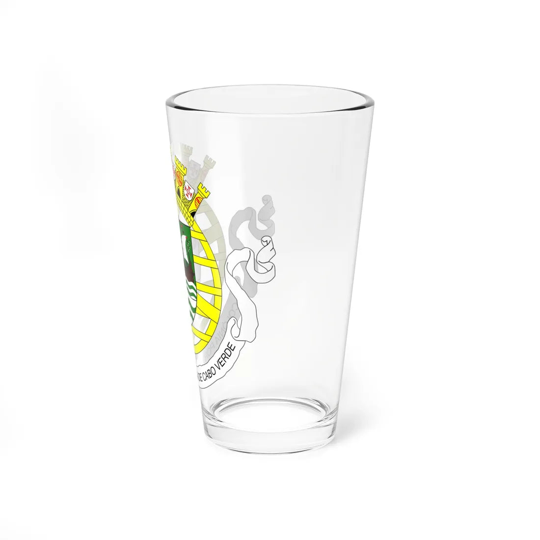 Coat of arms of Cape Verde 1935-1951 (Cape Verde) (Coat of Arms) Pint Glass 16oz - Go Mug Yourself