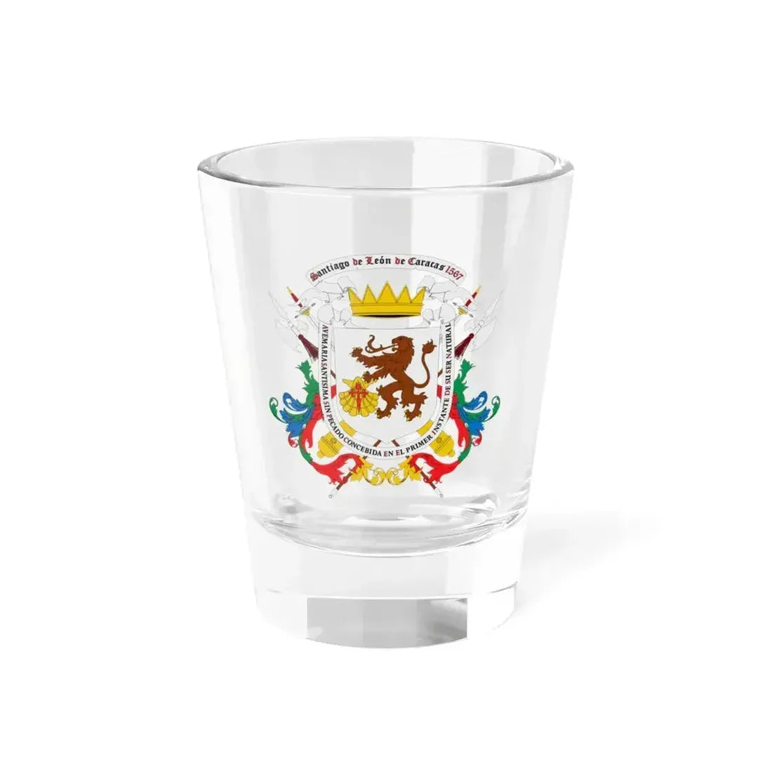 Coat of arms of Caracas - Shot Glass 1.5oz 1.5oz - Go Mug Yourself