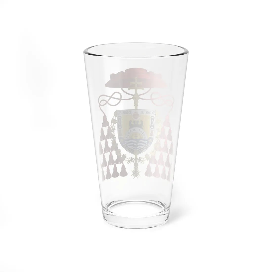 Coat of Arms of Cardinal Pedro Segura (Spain) (Coat of Arms) Pint Glass 16oz - Go Mug Yourself