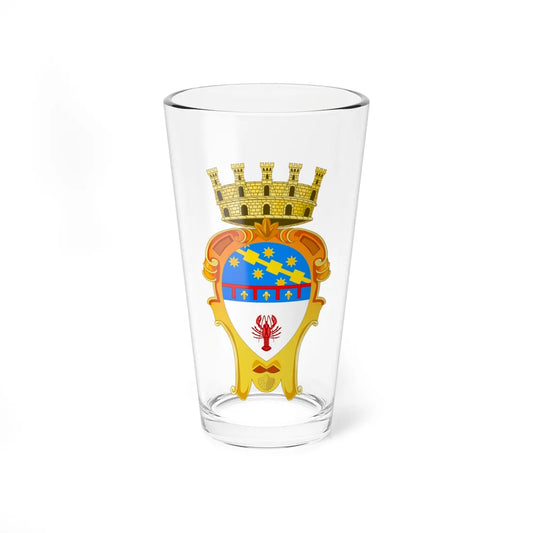 Coat of arms of Cento until 2011 (Italy) (Coat of Arms) Pint Glass 16oz 16oz - Go Mug Yourself