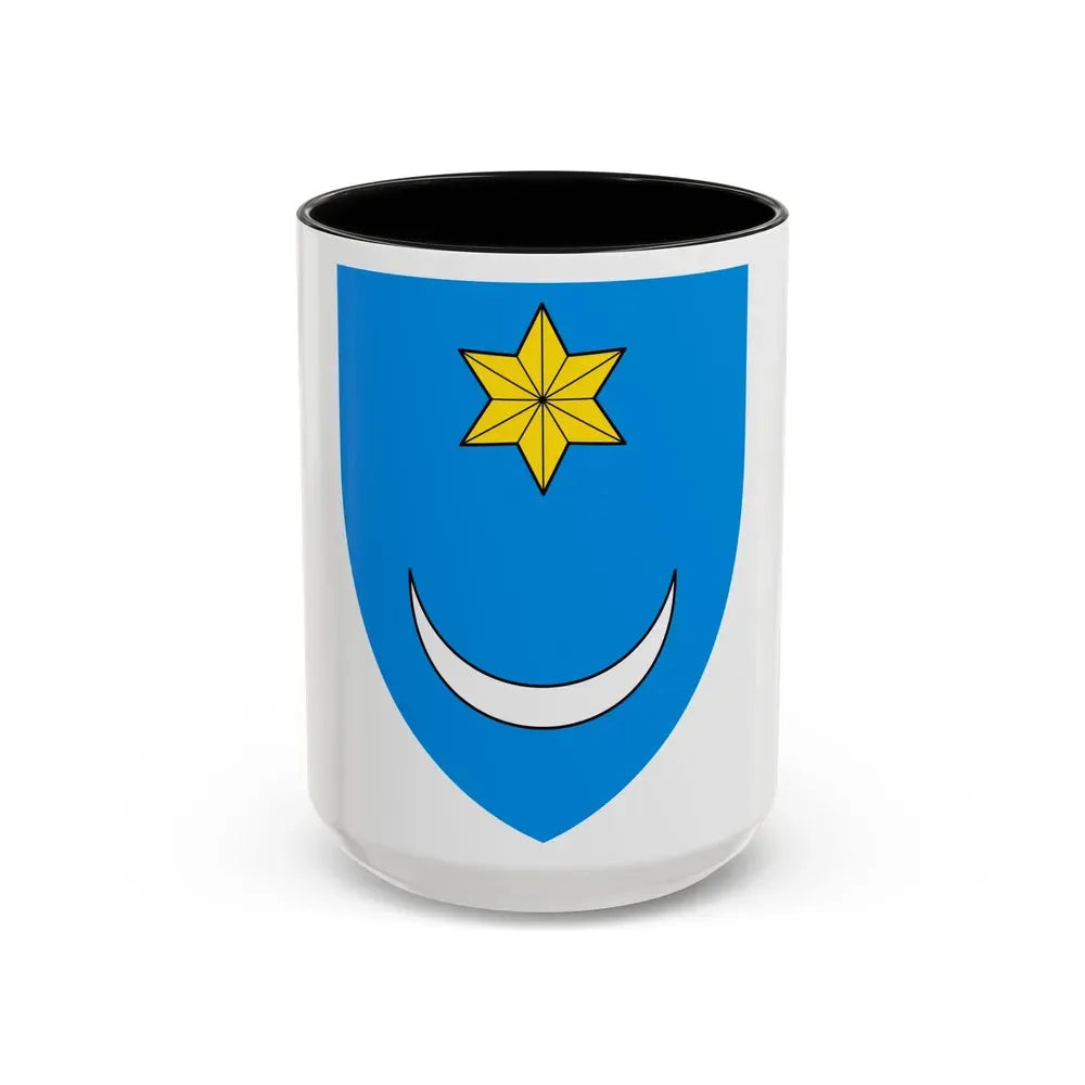 Coat of Arms of Central Croatia - Accent Coffee Mug 15oz Black - Go Mug Yourself