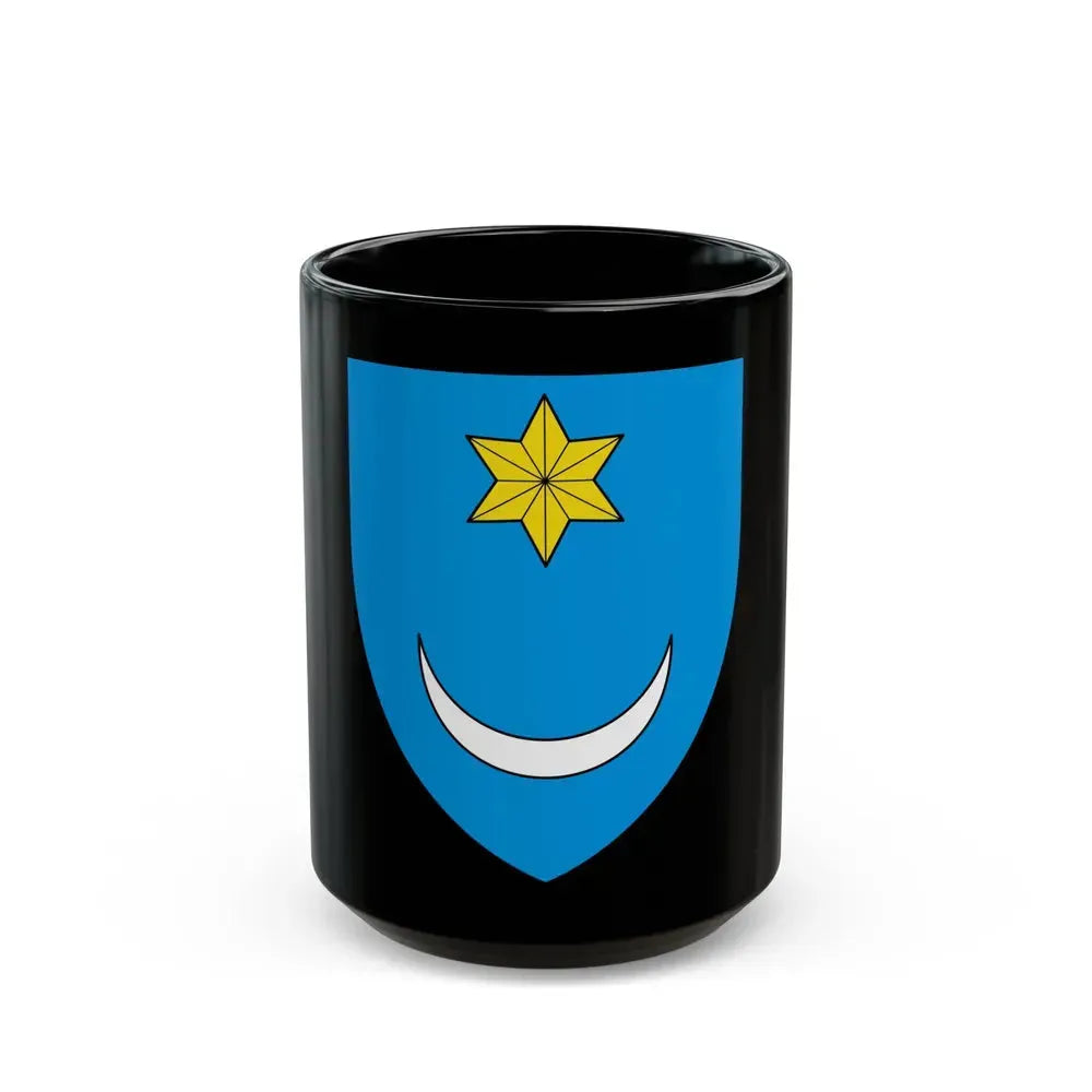 Coat of Arms of Central Croatia - Black Coffee Mug 15oz - Go Mug Yourself
