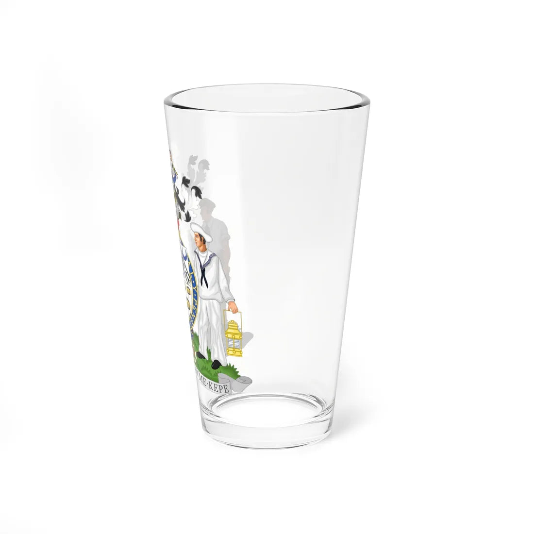Coat of Arms of Charles Geoffrey Nicholas Baron Shuttleworth (United Kingdom) (Coat of Arms) Pint Glass 16oz - Go Mug Yourself