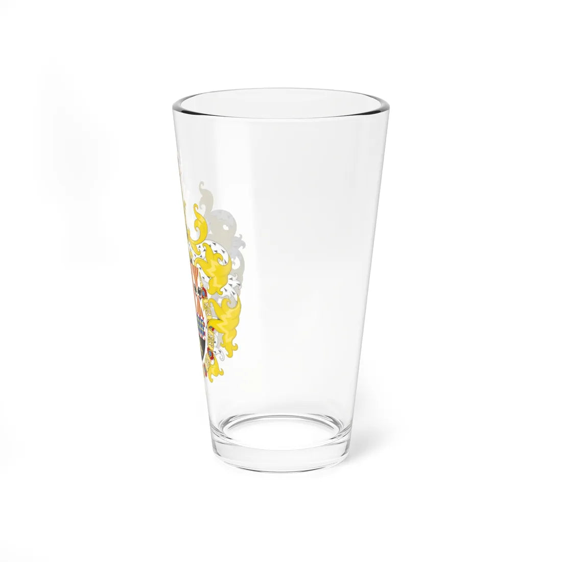 Coat of Arms of Charles II of Spain with Germanic Ornaments 1668-1700 (Spain) (Coat of Arms) Pint Glass 16oz - Go Mug Yourself