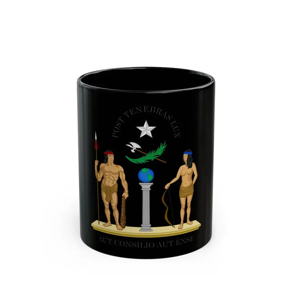 Coat of Arms of Chile (1812-1814) - Black Coffee Mug 11oz - Go Mug Yourself