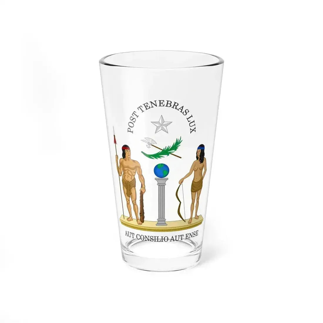 Coat of Arms of Chile (1812-1814) - Pint Glass 16oz 16oz - Go Mug Yourself
