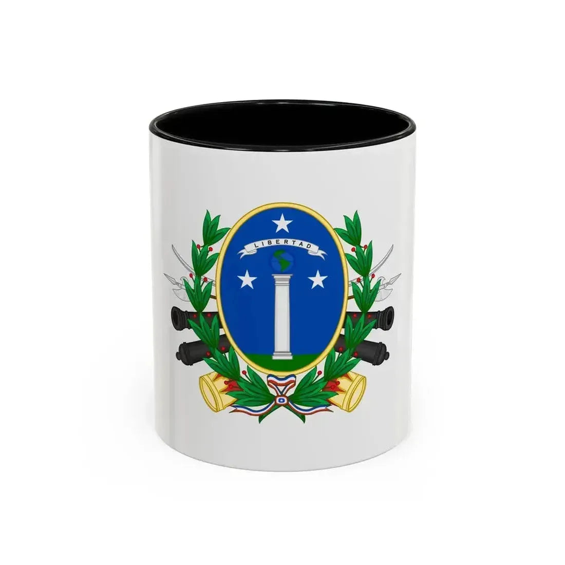 Coat of Arms of Chile (1819-1834) - Accent Coffee Mug 11oz Black - Go Mug Yourself