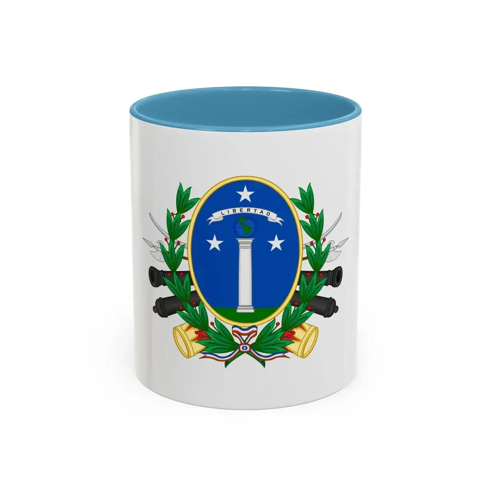 Coat of Arms of Chile (1819-1834) - Accent Coffee Mug 11oz Light Blue - Go Mug Yourself