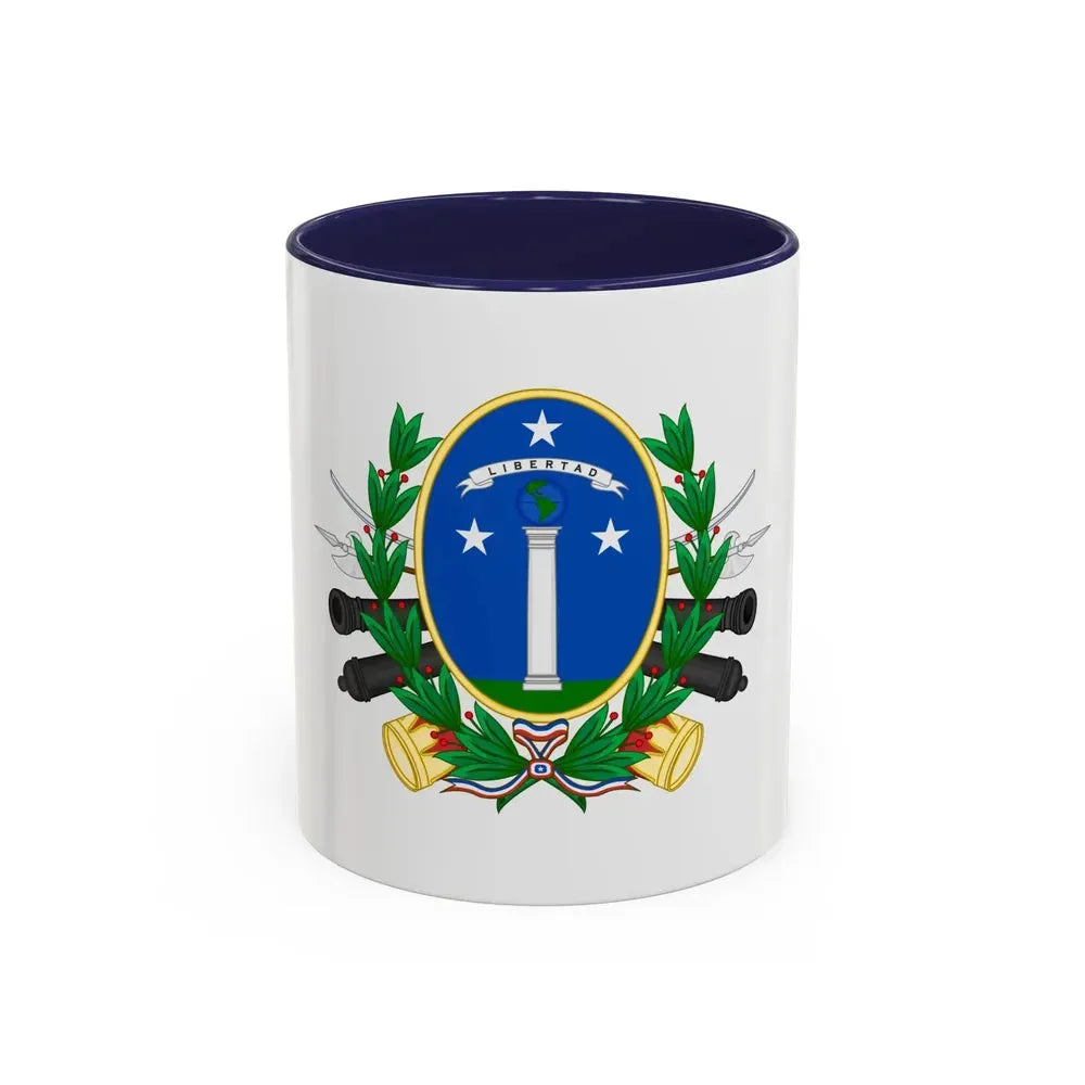 Coat of Arms of Chile (1819-1834) - Accent Coffee Mug 11oz Navy - Go Mug Yourself