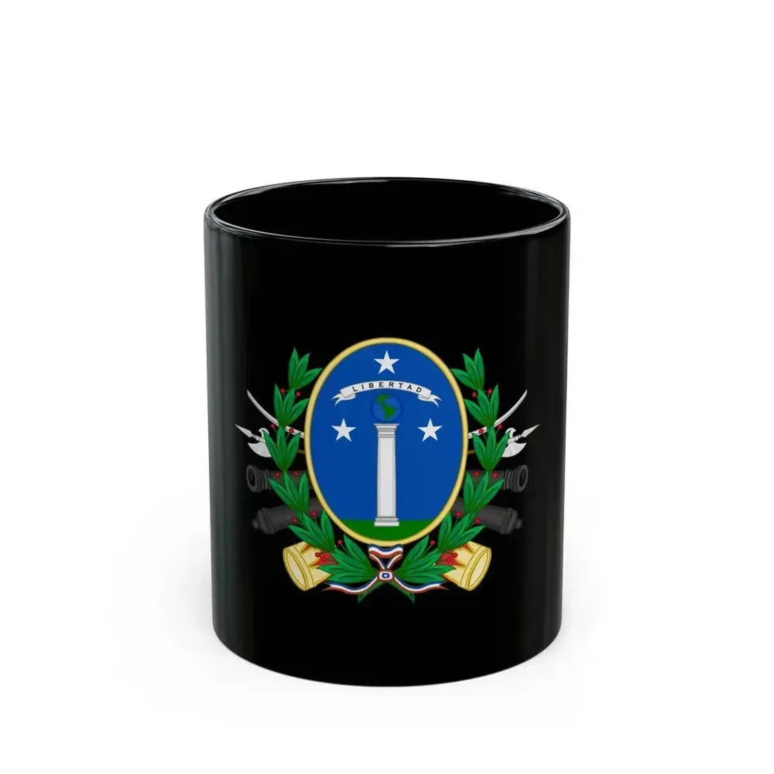 Coat of Arms of Chile (1819-1834) - Black Coffee Mug 11oz - Go Mug Yourself