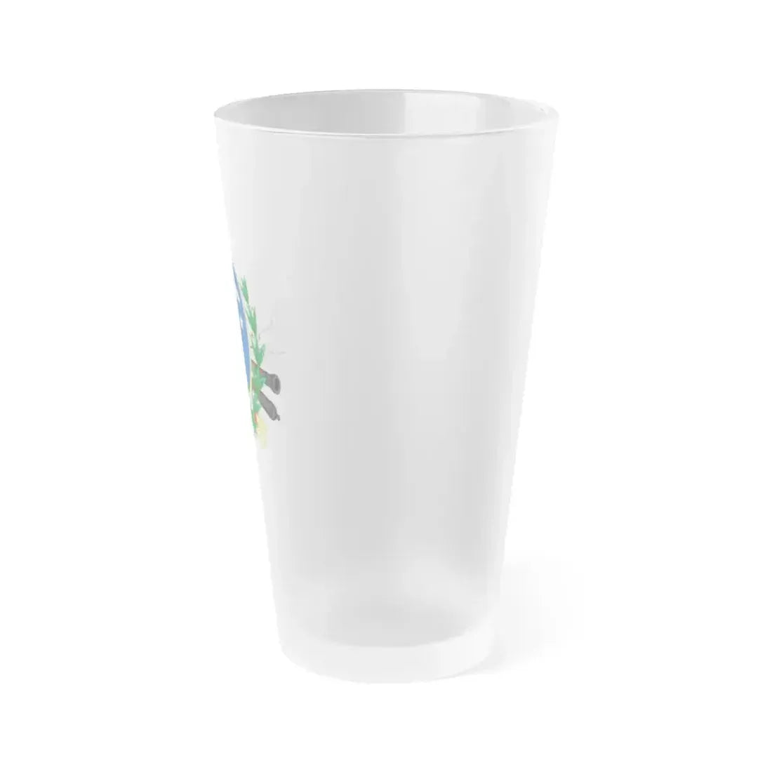 Coat of Arms of Chile (1819-1834) - Frosted Pint Glass 16oz - Go Mug Yourself
