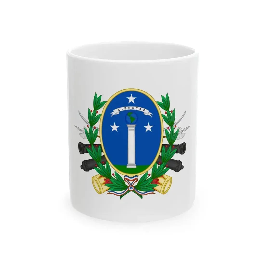 Coat of Arms of Chile (1819-1834) - White Coffee Mug 11oz - Go Mug Yourself