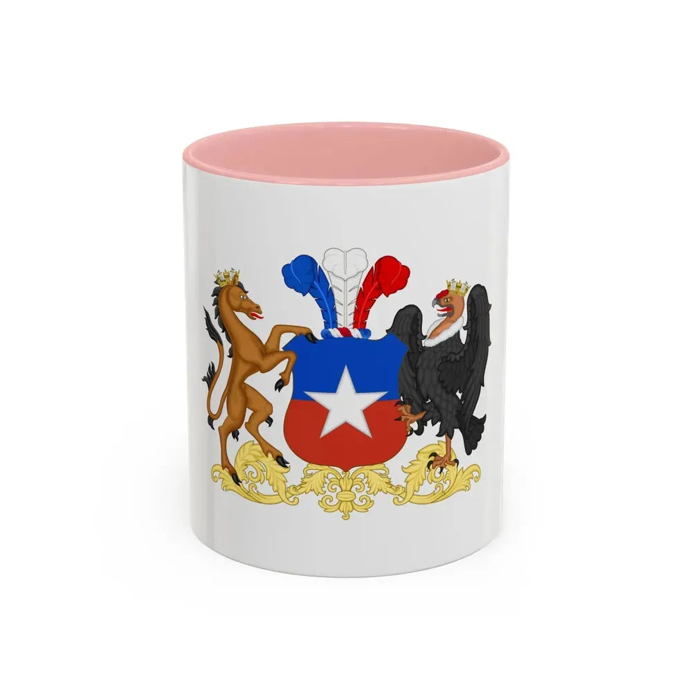 Coat of Arms of Chile 2 - Accent Coffee Mug 11oz Pink - Go Mug Yourself