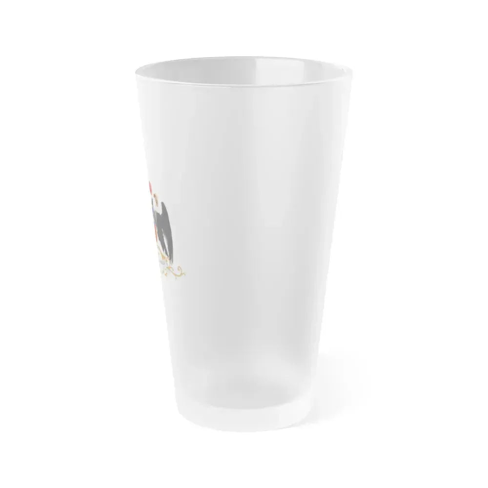 Coat of arms of Chile 3 - Frosted Pint Glass 16oz - Go Mug Yourself