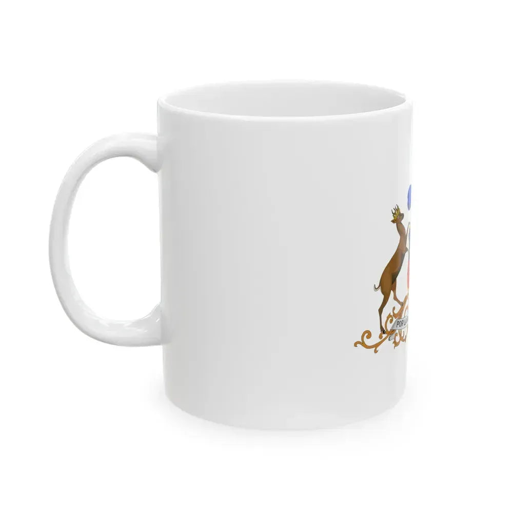 Coat of arms of Chile 3 - White Coffee Mug - Go Mug Yourself