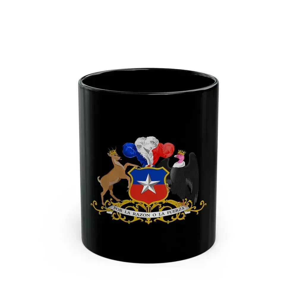 Coat of arms of Chile 5 - Black Coffee Mug 11oz - Go Mug Yourself