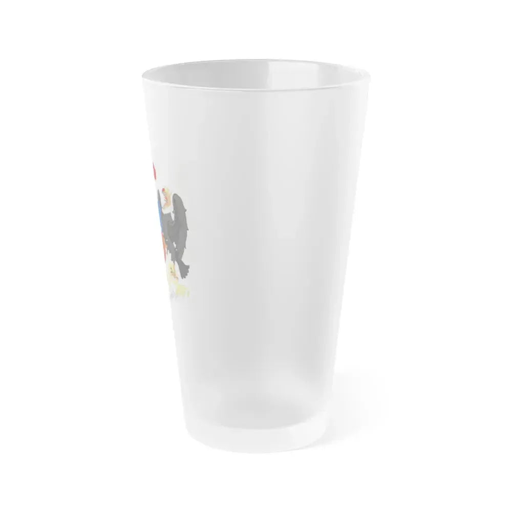 Coat of Arms of Chile - Frosted Pint Glass 16oz - Go Mug Yourself