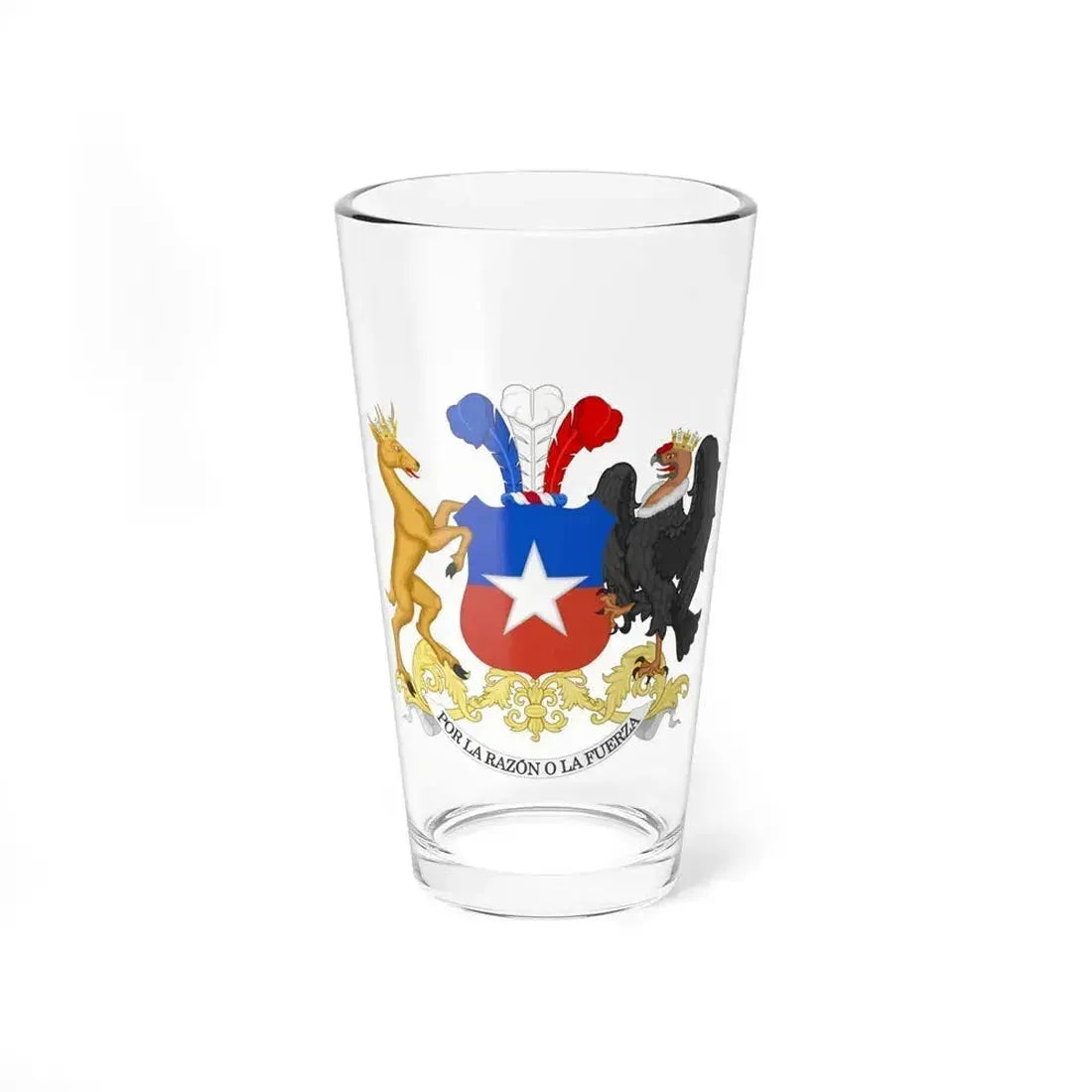 Coat of Arms of Chile - Pint Glass 16oz 16oz - Go Mug Yourself