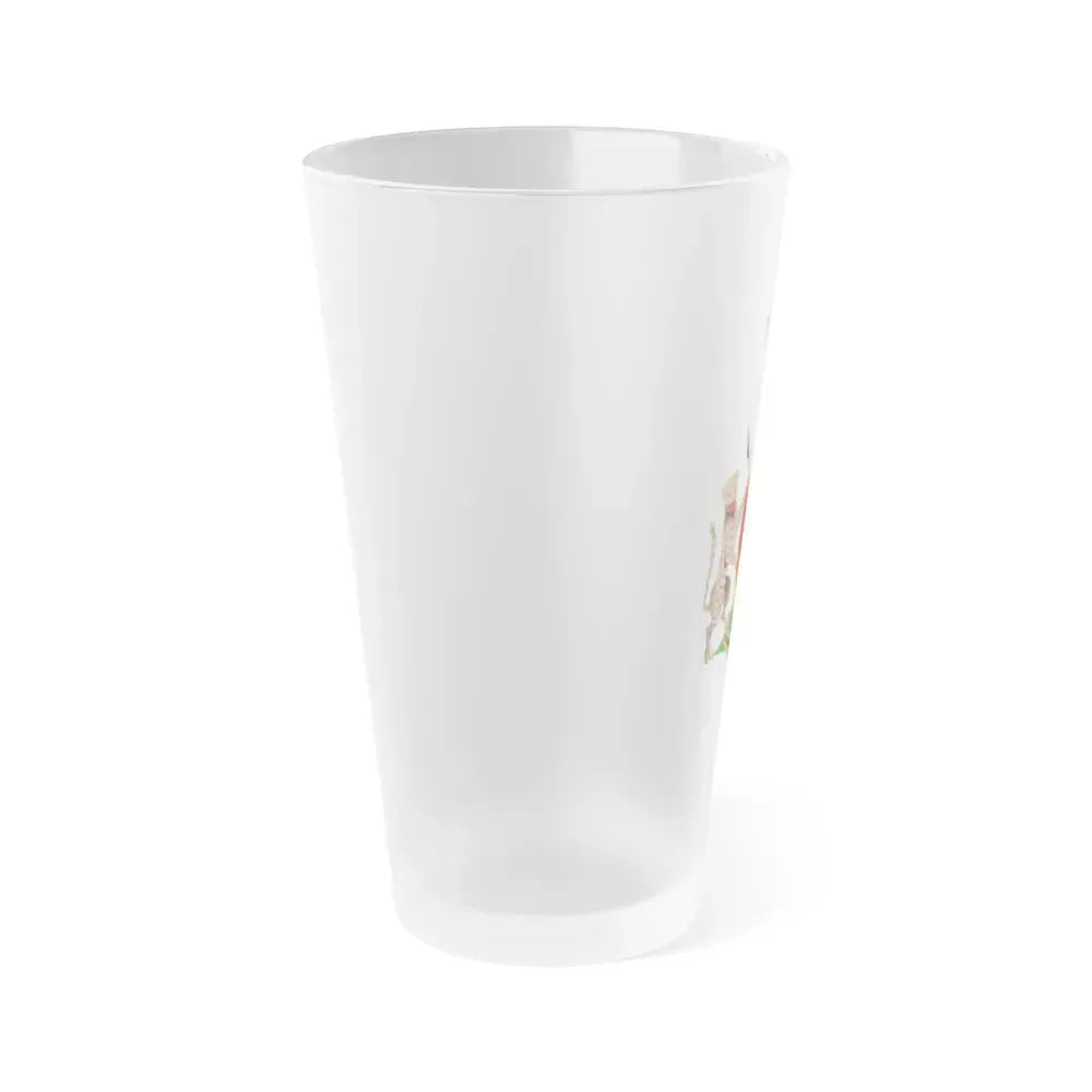 Coat of arms of Ciskei - Frosted Pint Glass 16oz - Go Mug Yourself