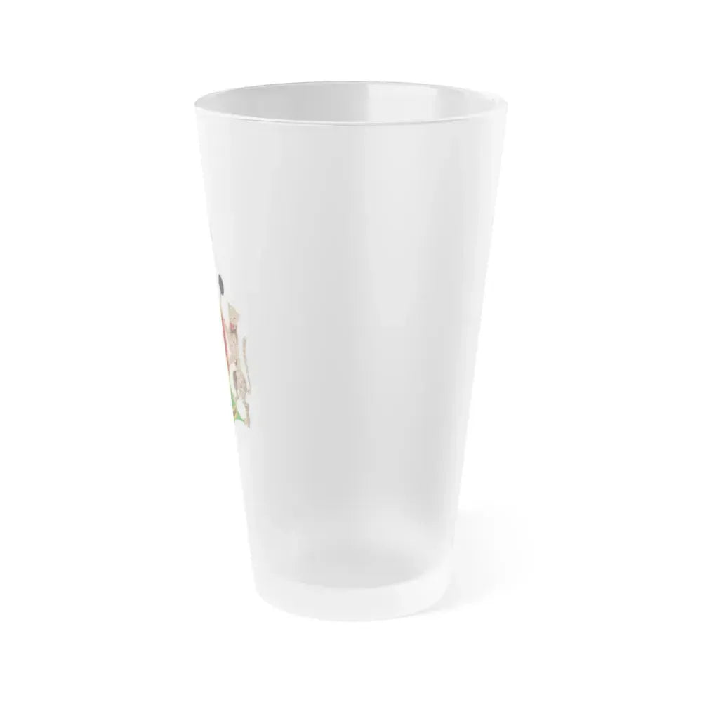 Coat of arms of Ciskei - Frosted Pint Glass 16oz - Go Mug Yourself