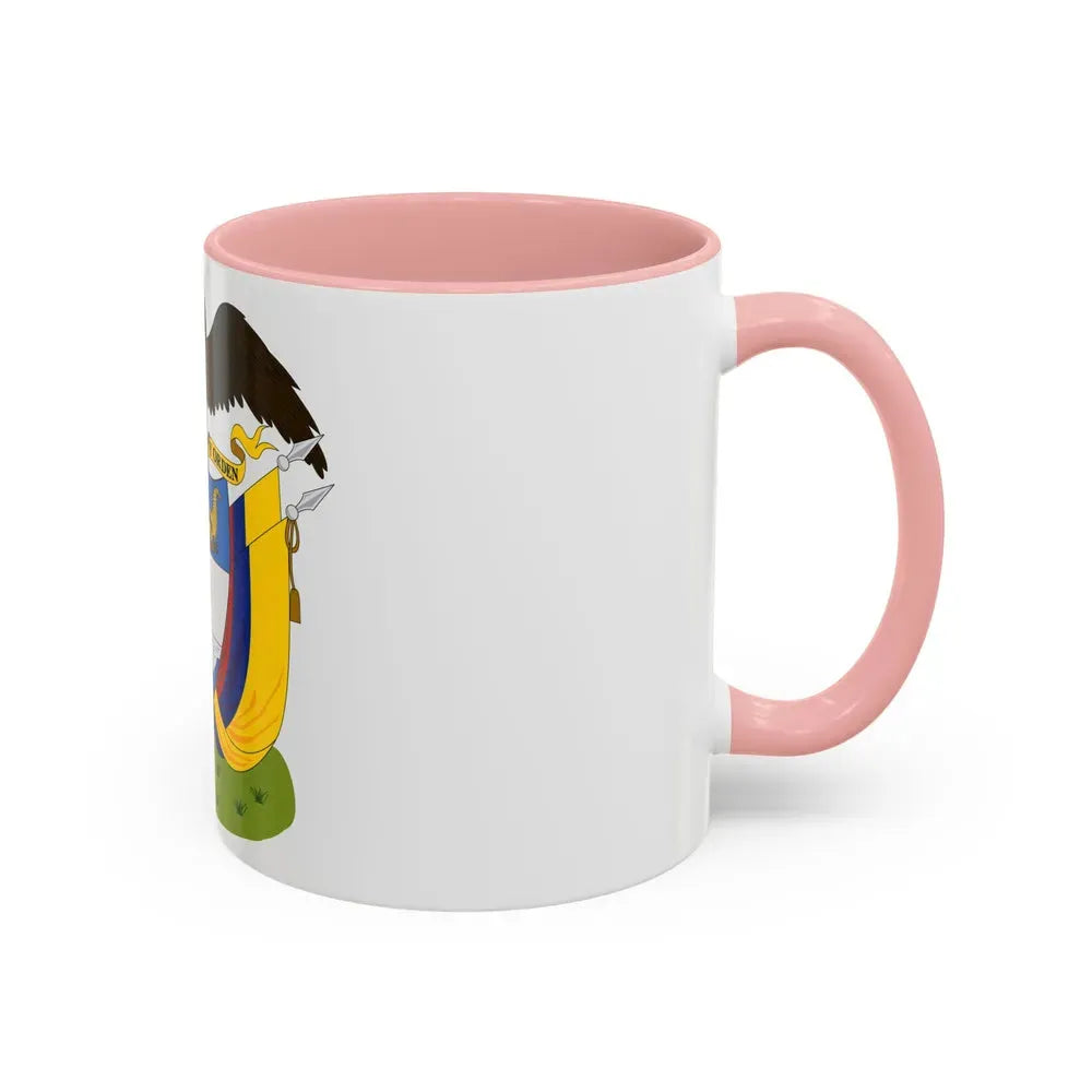 Coat of arms of Colombia (1890) - Accent Coffee Mug - Go Mug Yourself