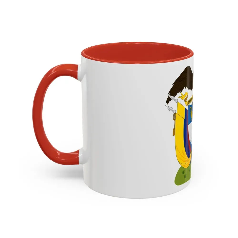 Coat of arms of Colombia (1890) - Accent Coffee Mug - Go Mug Yourself