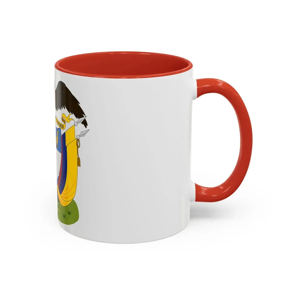 Coat of arms of Colombia (1890) - Accent Coffee Mug - Go Mug Yourself