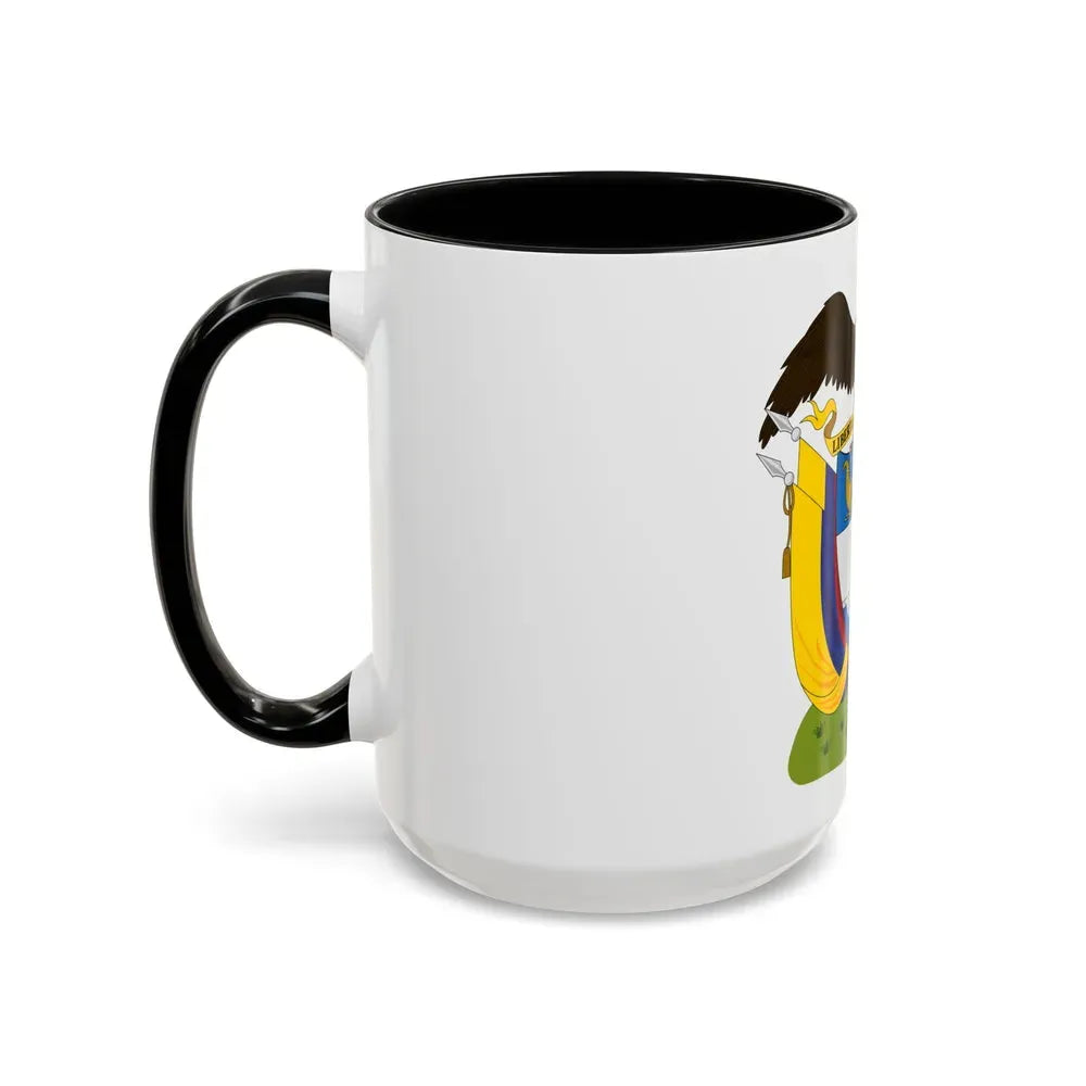 Coat of arms of Colombia (1890) - Accent Coffee Mug - Go Mug Yourself