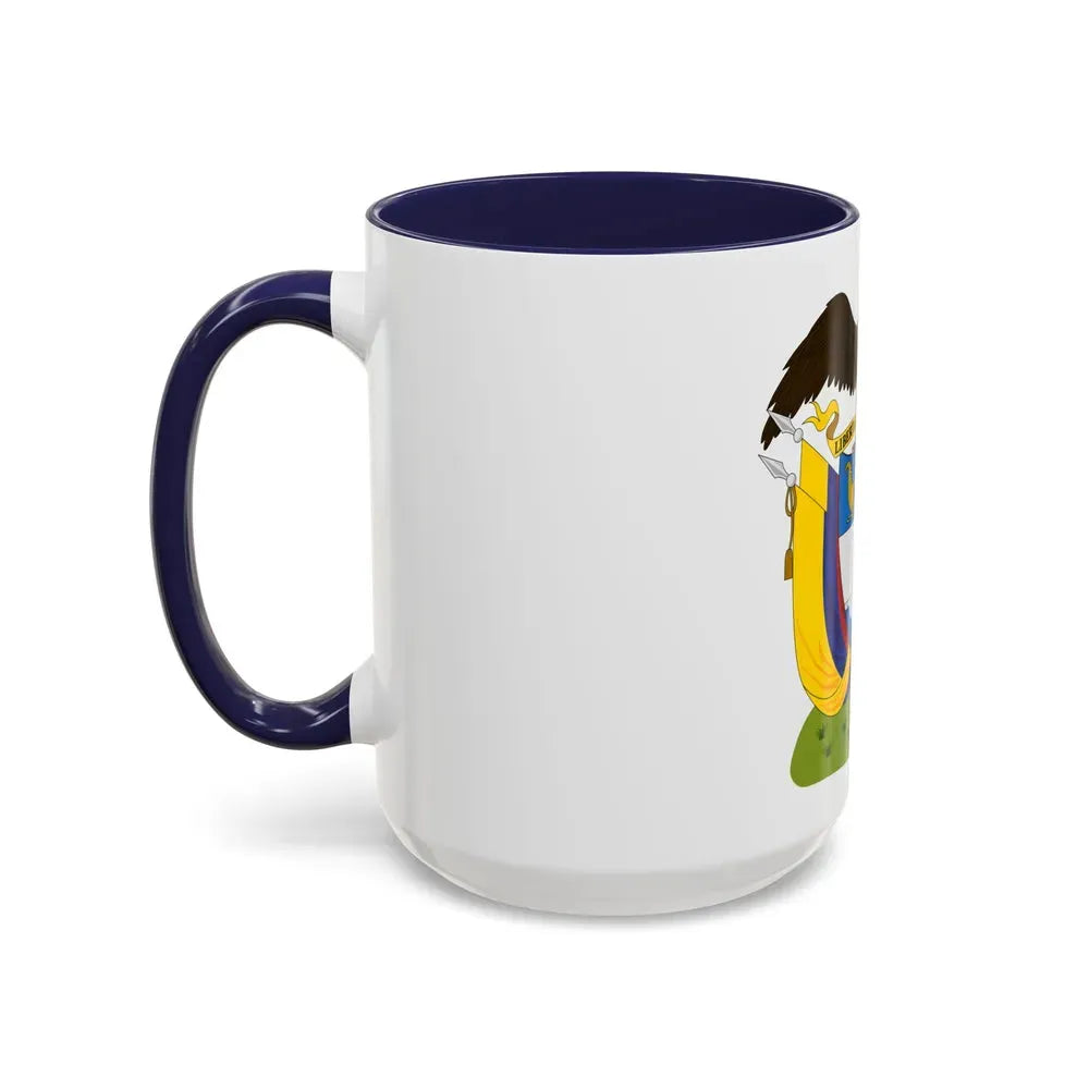 Coat of arms of Colombia (1890) - Accent Coffee Mug - Go Mug Yourself