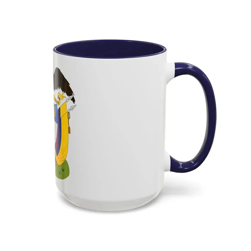 Coat of arms of Colombia (1890) - Accent Coffee Mug - Go Mug Yourself