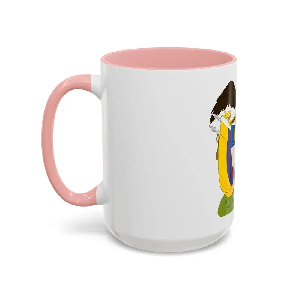Coat of arms of Colombia (1890) - Accent Coffee Mug - Go Mug Yourself