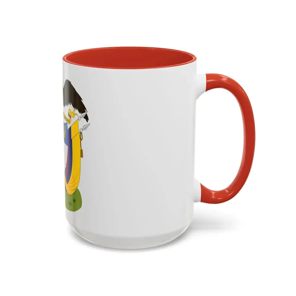 Coat of arms of Colombia (1890) - Accent Coffee Mug - Go Mug Yourself