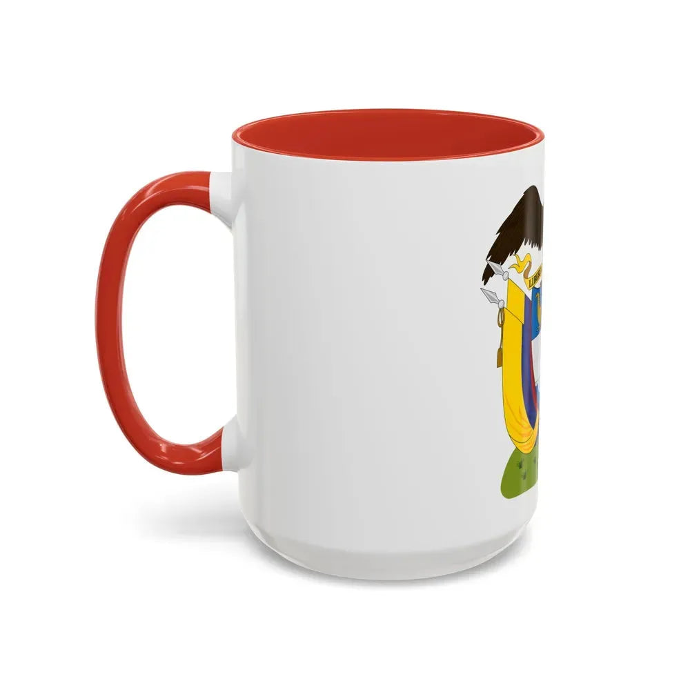Coat of arms of Colombia (1890) - Accent Coffee Mug - Go Mug Yourself