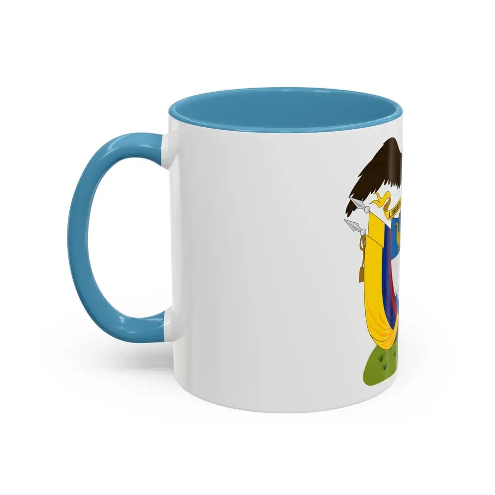 Coat of arms of Colombia (1890) - Accent Coffee Mug - Go Mug Yourself