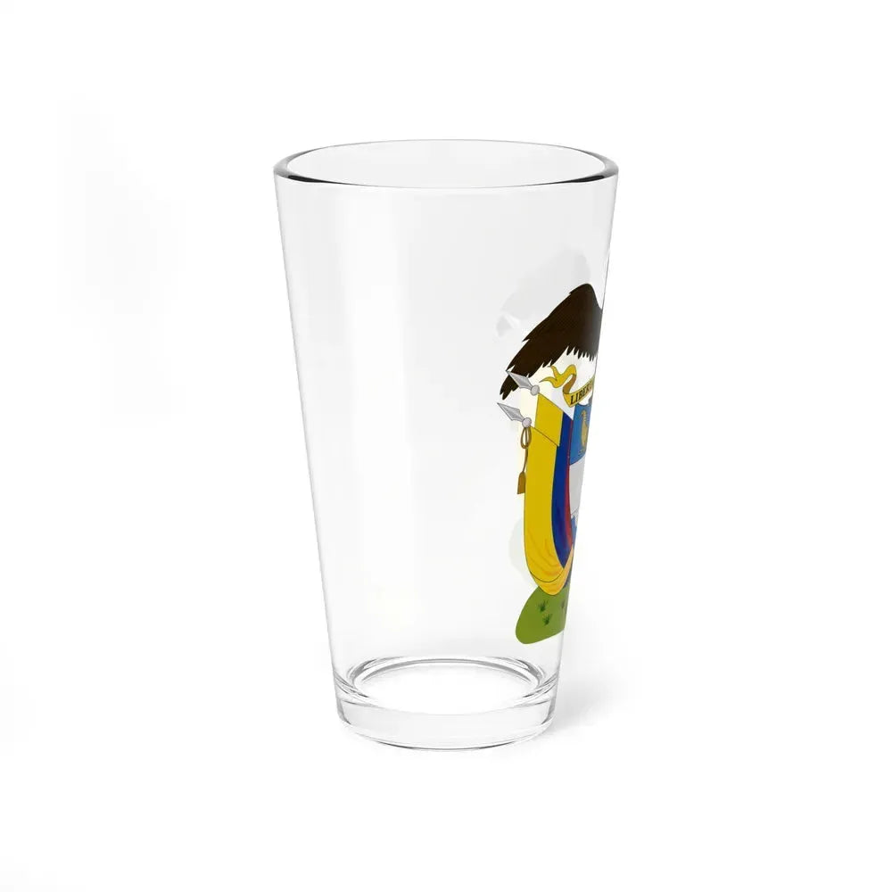 Coat of arms of Colombia (1890) - Pint Glass 16oz - Go Mug Yourself