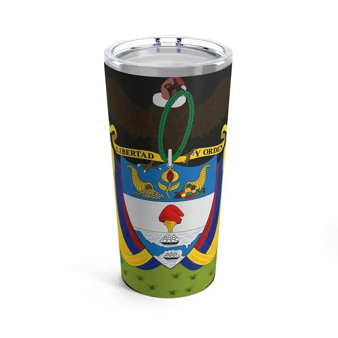 Coat of arms of Colombia (1890) - Tumbler 20oz 20oz - Go Mug Yourself