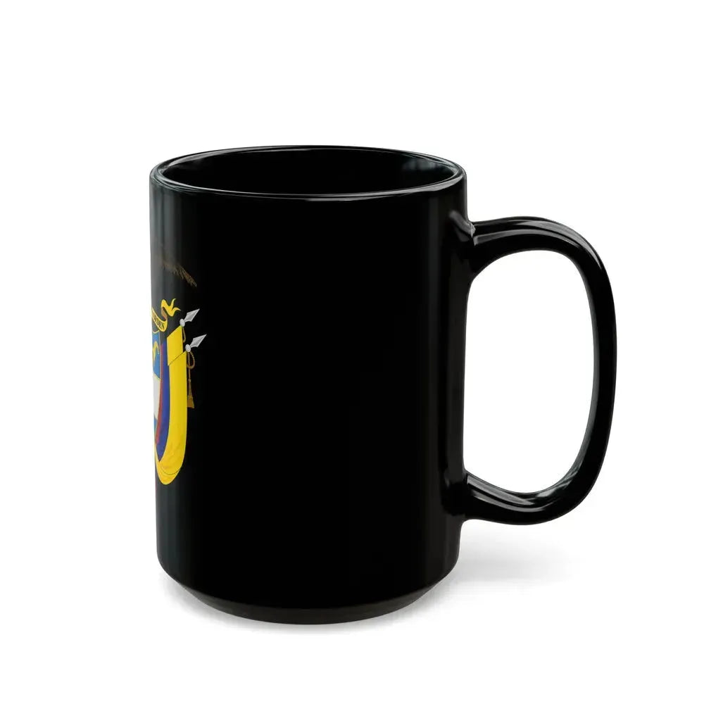 Coat of arms of Colombia 2 - Black Coffee Mug - Go Mug Yourself