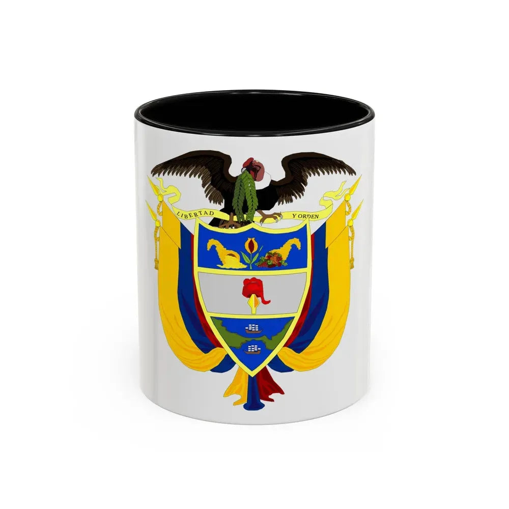 Coat of arms of Colombia 3 - Accent Coffee Mug 11oz Black - Go Mug Yourself