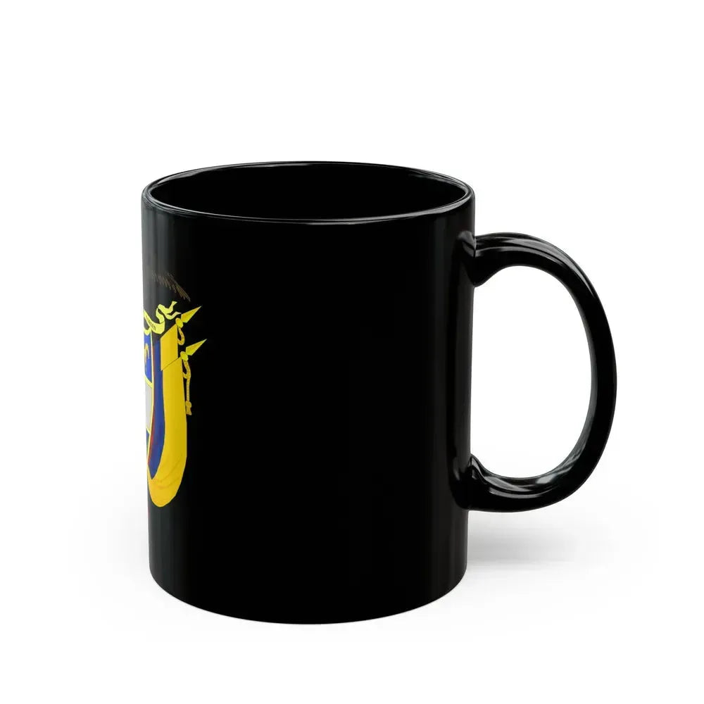 Coat of arms of Colombia 3 - Black Coffee Mug - Go Mug Yourself